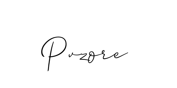 Make a beautiful signature design for name Pvzore. Use this online signature maker to create a handwritten signature for free. Pvzore signature style 2 images and pictures png