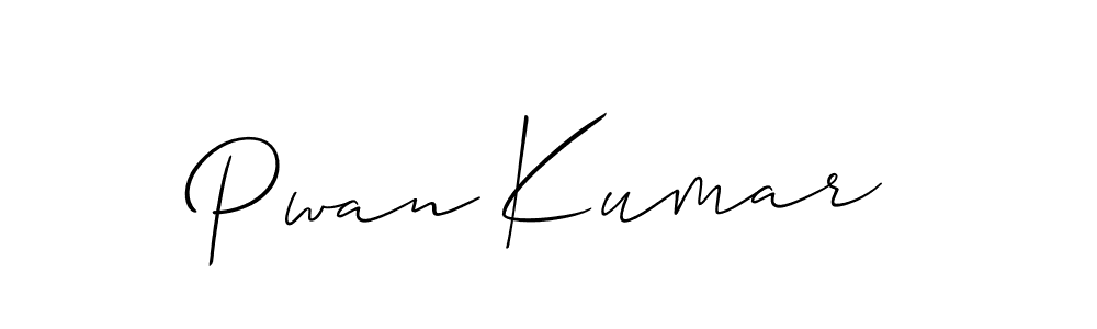 How to Draw Pwan Kumar signature style? Allison_Script is a latest design signature styles for name Pwan Kumar. Pwan Kumar signature style 2 images and pictures png