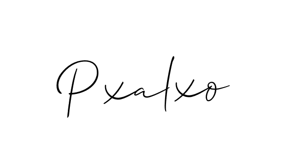 Also we have Pxalxo name is the best signature style. Create professional handwritten signature collection using Allison_Script autograph style. Pxalxo signature style 2 images and pictures png