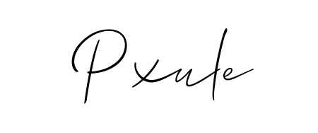 Discover the perfect balance of readability and style for Pxule with Allison_Script font. Create your dream signature today. Pxule signature style 2 images and pictures png