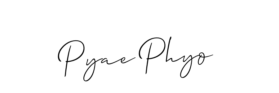 You can use this online signature creator to create a handwritten signature for the name Pyae Phyo. This is the best online autograph maker. Pyae Phyo signature style 2 images and pictures png