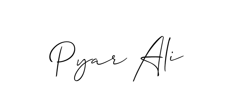 You can use this online signature creator to create a handwritten signature for the name Pyar Ali. This is the best online autograph maker. Pyar Ali signature style 2 images and pictures png