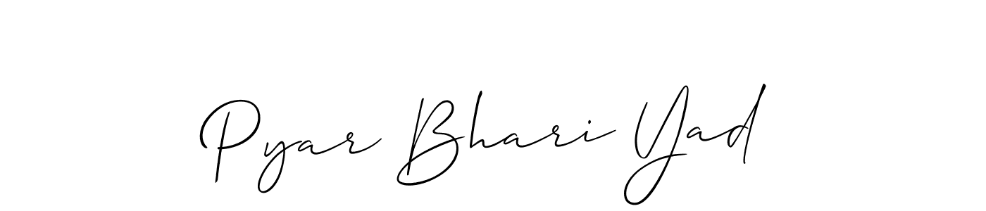 See photos of Pyar Bhari Yad official signature by Spectra . Check more albums & portfolios. Read reviews & check more about Allison_Script font. Pyar Bhari Yad signature style 2 images and pictures png