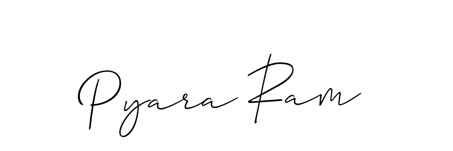 Pyara Ram stylish signature style. Best Handwritten Sign (Allison_Script) for my name. Handwritten Signature Collection Ideas for my name Pyara Ram. Pyara Ram signature style 2 images and pictures png