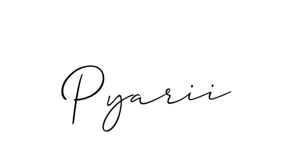 Make a beautiful signature design for name Pyarii. Use this online signature maker to create a handwritten signature for free. Pyarii signature style 2 images and pictures png