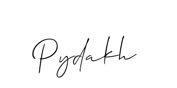 You can use this online signature creator to create a handwritten signature for the name Pydakh. This is the best online autograph maker. Pydakh signature style 2 images and pictures png