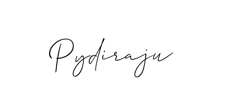 Create a beautiful signature design for name Pydiraju. With this signature (Allison_Script) fonts, you can make a handwritten signature for free. Pydiraju signature style 2 images and pictures png