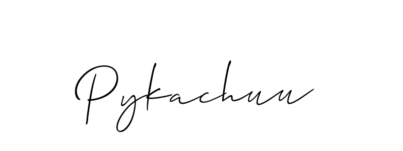 This is the best signature style for the Pykachuu name. Also you like these signature font (Allison_Script). Mix name signature. Pykachuu signature style 2 images and pictures png