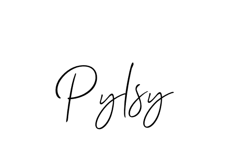 Similarly Allison_Script is the best handwritten signature design. Signature creator online .You can use it as an online autograph creator for name Pylsy. Pylsy signature style 2 images and pictures png