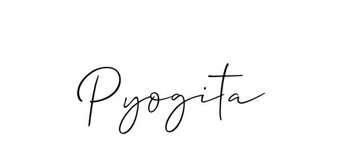 Here are the top 10 professional signature styles for the name Pyogita. These are the best autograph styles you can use for your name. Pyogita signature style 2 images and pictures png