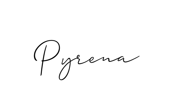 Once you've used our free online signature maker to create your best signature Allison_Script style, it's time to enjoy all of the benefits that Pyrena name signing documents. Pyrena signature style 2 images and pictures png