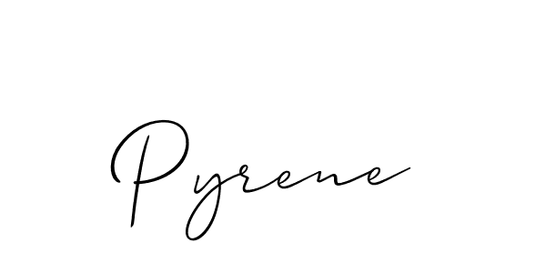 You should practise on your own different ways (Allison_Script) to write your name (Pyrene) in signature. don't let someone else do it for you. Pyrene signature style 2 images and pictures png