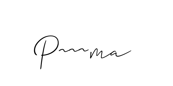 P~~~ma stylish signature style. Best Handwritten Sign (Allison_Script) for my name. Handwritten Signature Collection Ideas for my name P~~~ma. P~~~ma signature style 2 images and pictures png