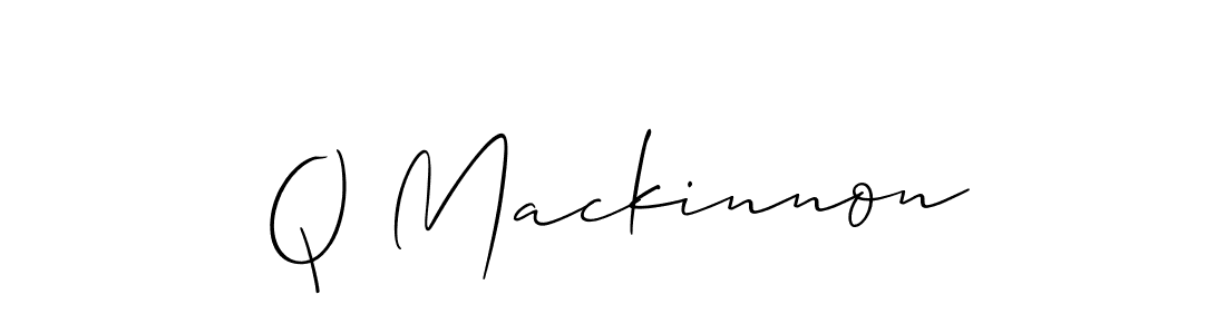 How to Draw Q Mackinnon signature style? Allison_Script is a latest design signature styles for name Q Mackinnon. Q Mackinnon signature style 2 images and pictures png