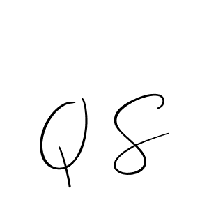 Also we have Q S name is the best signature style. Create professional handwritten signature collection using Allison_Script autograph style. Q S signature style 2 images and pictures png