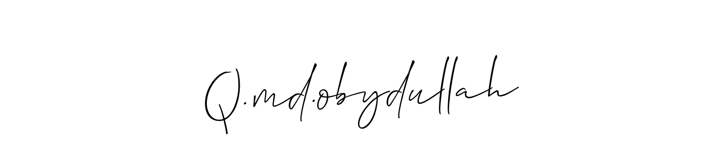 Once you've used our free online signature maker to create your best signature Allison_Script style, it's time to enjoy all of the benefits that Q.md.obydullah name signing documents. Q.md.obydullah signature style 2 images and pictures png