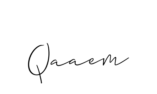 How to make Qaaem name signature. Use Allison_Script style for creating short signs online. This is the latest handwritten sign. Qaaem signature style 2 images and pictures png