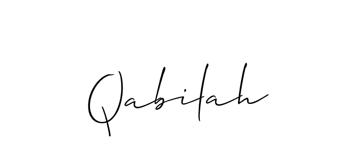 Once you've used our free online signature maker to create your best signature Allison_Script style, it's time to enjoy all of the benefits that Qabilah name signing documents. Qabilah signature style 2 images and pictures png