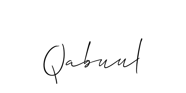 Once you've used our free online signature maker to create your best signature Allison_Script style, it's time to enjoy all of the benefits that Qabuul name signing documents. Qabuul signature style 2 images and pictures png