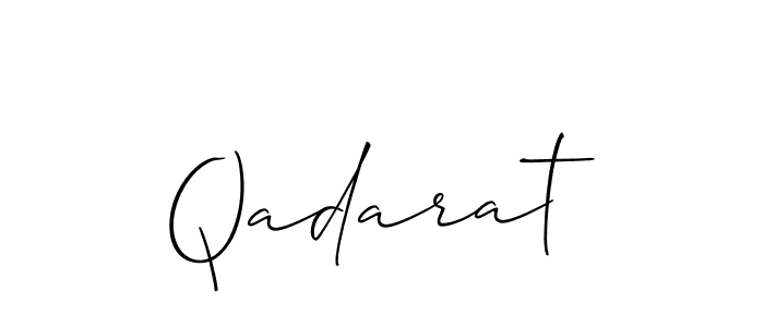 Once you've used our free online signature maker to create your best signature Allison_Script style, it's time to enjoy all of the benefits that Qadarat name signing documents. Qadarat signature style 2 images and pictures png