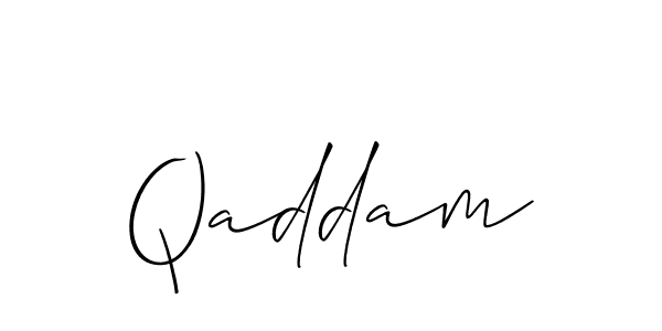 Make a beautiful signature design for name Qaddam. Use this online signature maker to create a handwritten signature for free. Qaddam signature style 2 images and pictures png