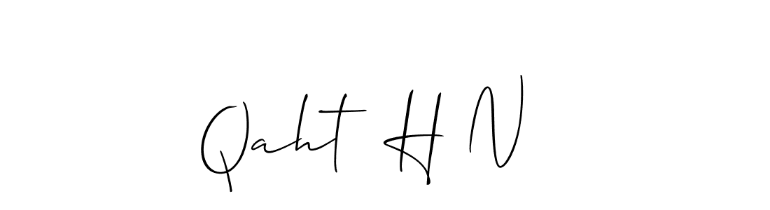 Qaht  H N   stylish signature style. Best Handwritten Sign (Allison_Script) for my name. Handwritten Signature Collection Ideas for my name Qaht  H N  . Qaht  H N   signature style 2 images and pictures png