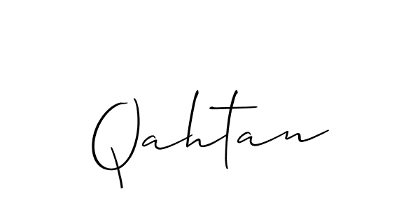 Best and Professional Signature Style for Qahtan. Allison_Script Best Signature Style Collection. Qahtan signature style 2 images and pictures png