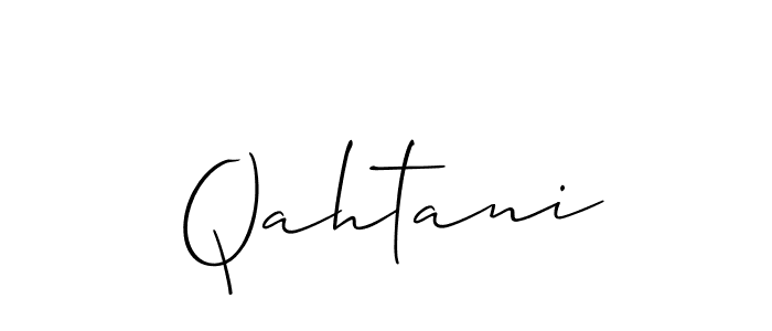 Best and Professional Signature Style for Qahtani. Allison_Script Best Signature Style Collection. Qahtani signature style 2 images and pictures png