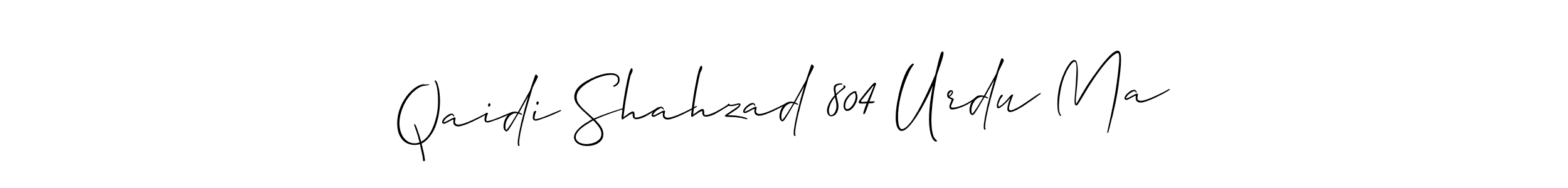 It looks lik you need a new signature style for name Qaidi Shahzad 804 Urdu Ma. Design unique handwritten (Allison_Script) signature with our free signature maker in just a few clicks. Qaidi Shahzad 804 Urdu Ma signature style 2 images and pictures png