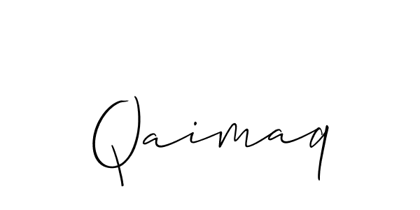 This is the best signature style for the Qaimaq name. Also you like these signature font (Allison_Script). Mix name signature. Qaimaq signature style 2 images and pictures png