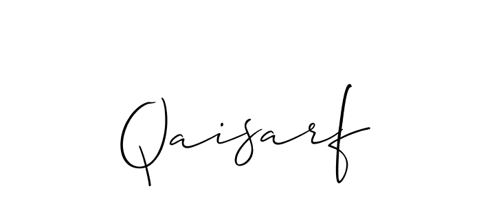 How to Draw Qaisarf signature style? Allison_Script is a latest design signature styles for name Qaisarf. Qaisarf signature style 2 images and pictures png