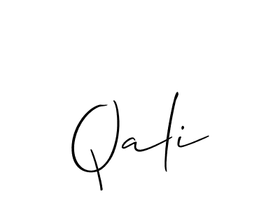 This is the best signature style for the Qali name. Also you like these signature font (Allison_Script). Mix name signature. Qali signature style 2 images and pictures png