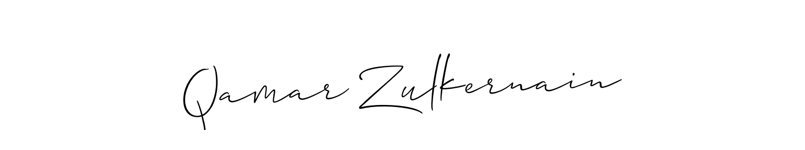 Make a beautiful signature design for name Qamar Zulkernain. Use this online signature maker to create a handwritten signature for free. Qamar Zulkernain signature style 2 images and pictures png