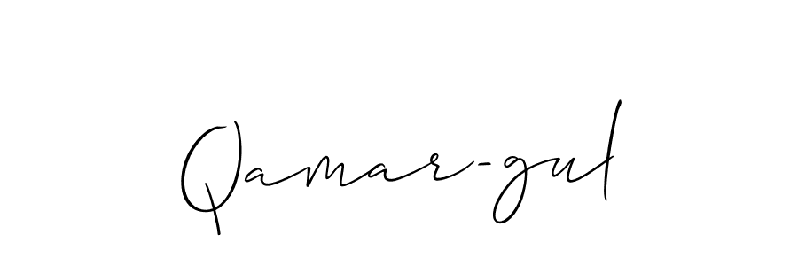 Make a short Qamar-gul signature style. Manage your documents anywhere anytime using Allison_Script. Create and add eSignatures, submit forms, share and send files easily. Qamar-gul signature style 2 images and pictures png