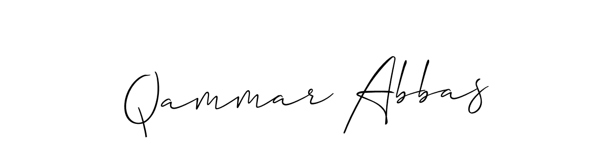 Also You can easily find your signature by using the search form. We will create Qammar Abbas name handwritten signature images for you free of cost using Allison_Script sign style. Qammar Abbas signature style 2 images and pictures png