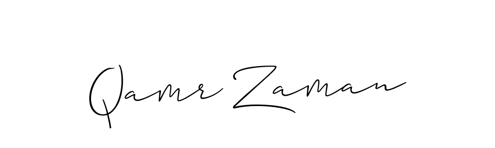 Also You can easily find your signature by using the search form. We will create Qamr Zaman name handwritten signature images for you free of cost using Allison_Script sign style. Qamr Zaman signature style 2 images and pictures png