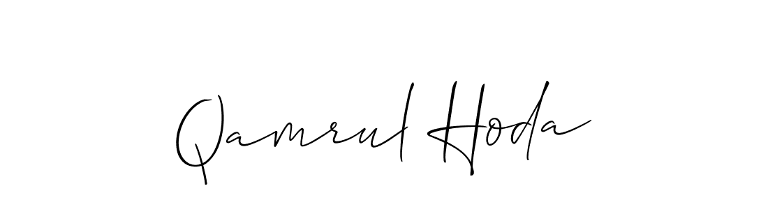 Here are the top 10 professional signature styles for the name Qamrul Hoda. These are the best autograph styles you can use for your name. Qamrul Hoda signature style 2 images and pictures png