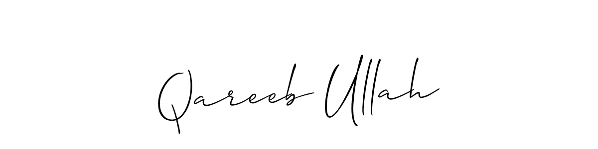 Here are the top 10 professional signature styles for the name Qareeb Ullah. These are the best autograph styles you can use for your name. Qareeb Ullah signature style 2 images and pictures png