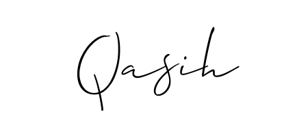 A modern signature idea for name Qasih using Allison_Script font. Clean strokes and elegant curves make it stand out instantly. Qasih signature style 2 images and pictures png