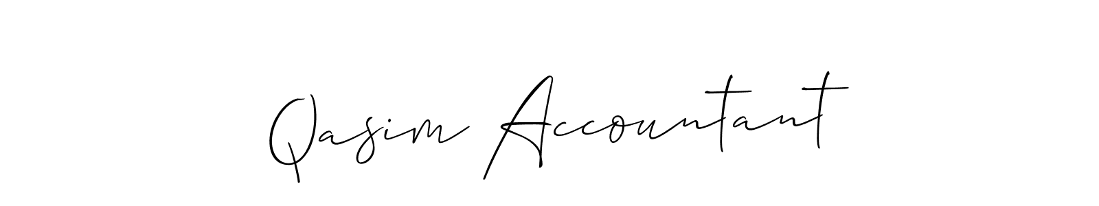 You can use this online signature creator to create a handwritten signature for the name Qasim Accountant. This is the best online autograph maker. Qasim Accountant signature style 2 images and pictures png