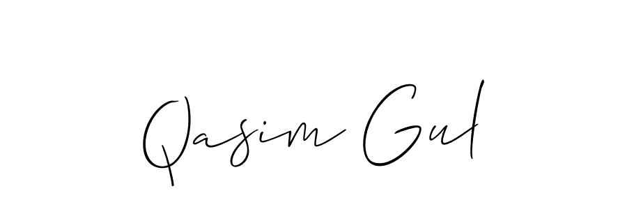 How to Draw Qasim Gul signature style? Allison_Script is a latest design signature styles for name Qasim Gul. Qasim Gul signature style 2 images and pictures png