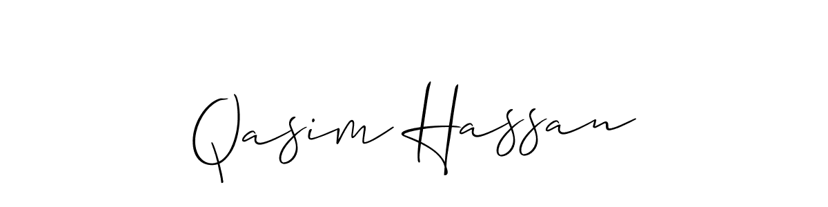 How to Draw Qasim Hassan signature style? Allison_Script is a latest design signature styles for name Qasim Hassan. Qasim Hassan signature style 2 images and pictures png