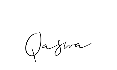 Make a beautiful signature design for name Qaswa. Use this online signature maker to create a handwritten signature for free. Qaswa signature style 2 images and pictures png