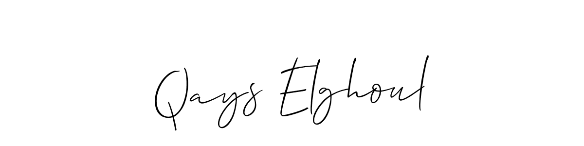 Make a beautiful signature design for name Qays Elghoul. Use this online signature maker to create a handwritten signature for free. Qays Elghoul signature style 2 images and pictures png