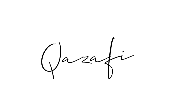 Also we have Qazafi name is the best signature style. Create professional handwritten signature collection using Allison_Script autograph style. Qazafi signature style 2 images and pictures png