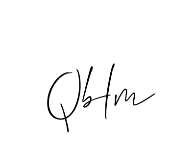 How to make Qblm name signature. Use Allison_Script style for creating short signs online. This is the latest handwritten sign. Qblm signature style 2 images and pictures png