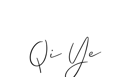 Once you've used our free online signature maker to create your best signature Allison_Script style, it's time to enjoy all of the benefits that Qi Ye name signing documents. Qi Ye signature style 2 images and pictures png