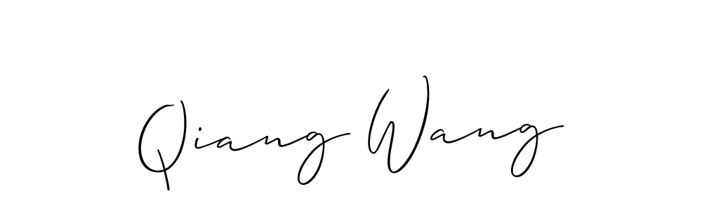 Make a beautiful signature design for name Qiang Wang. Use this online signature maker to create a handwritten signature for free. Qiang Wang signature style 2 images and pictures png