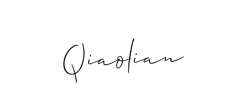 This is the best signature style for the Qiaolian name. Also you like these signature font (Allison_Script). Mix name signature. Qiaolian signature style 2 images and pictures png