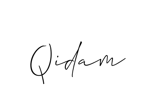 Make a beautiful signature design for name Qidam. Use this online signature maker to create a handwritten signature for free. Qidam signature style 2 images and pictures png